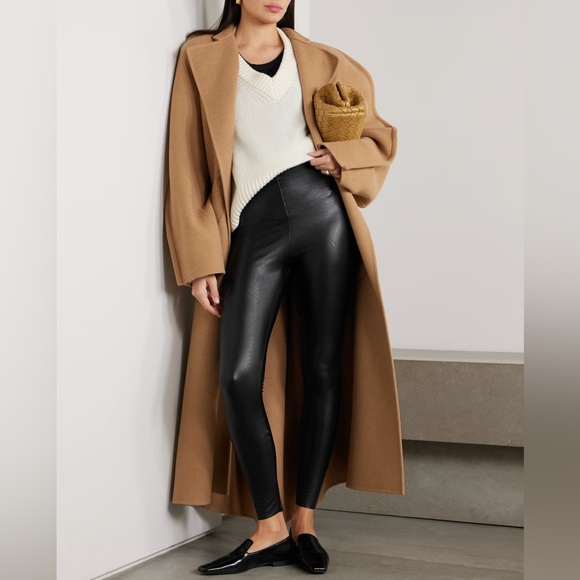 Commando Black Faux Leather Leggings - Picture 2 of 5